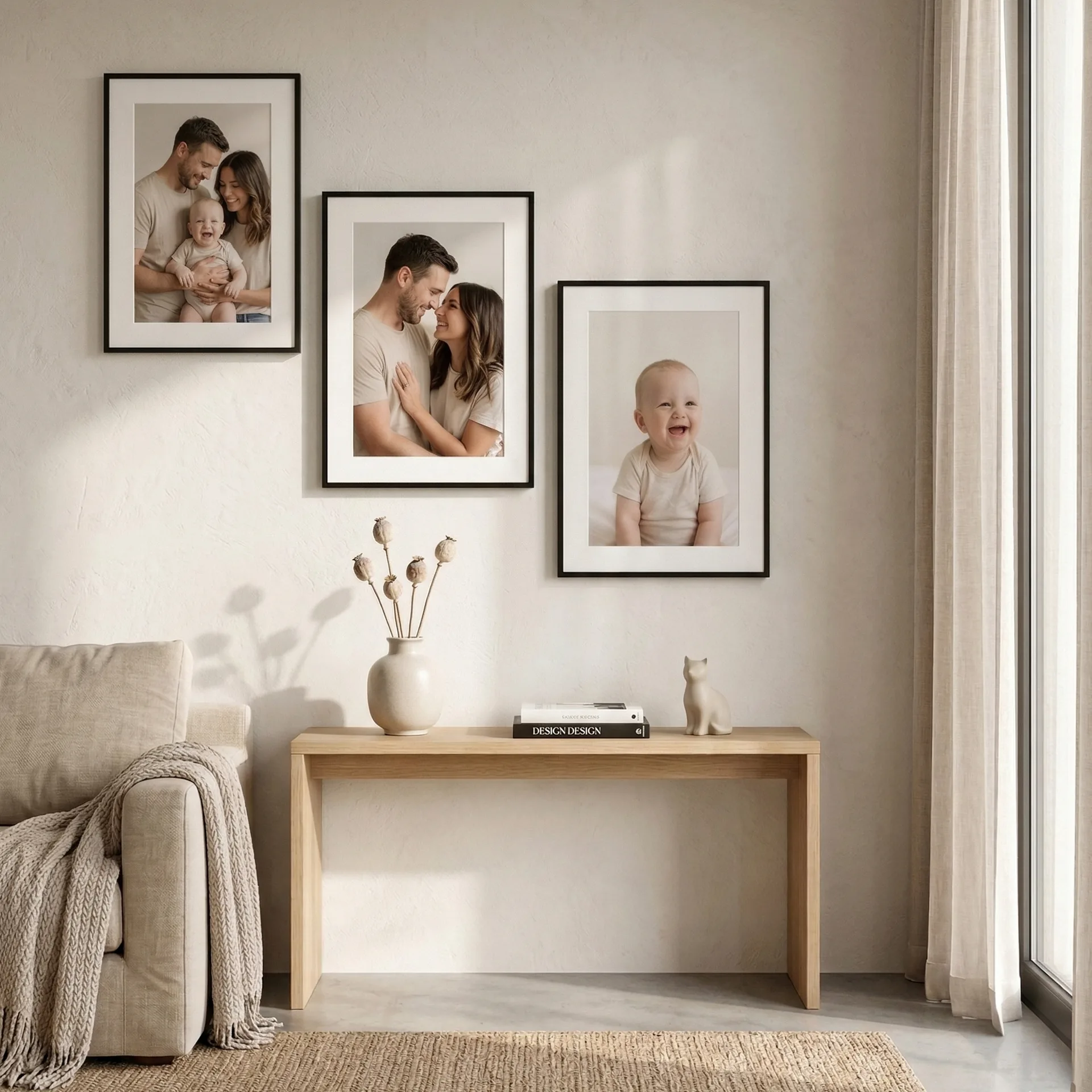 Gallery Wall Set velvet matte photo print finish detail with rich texture