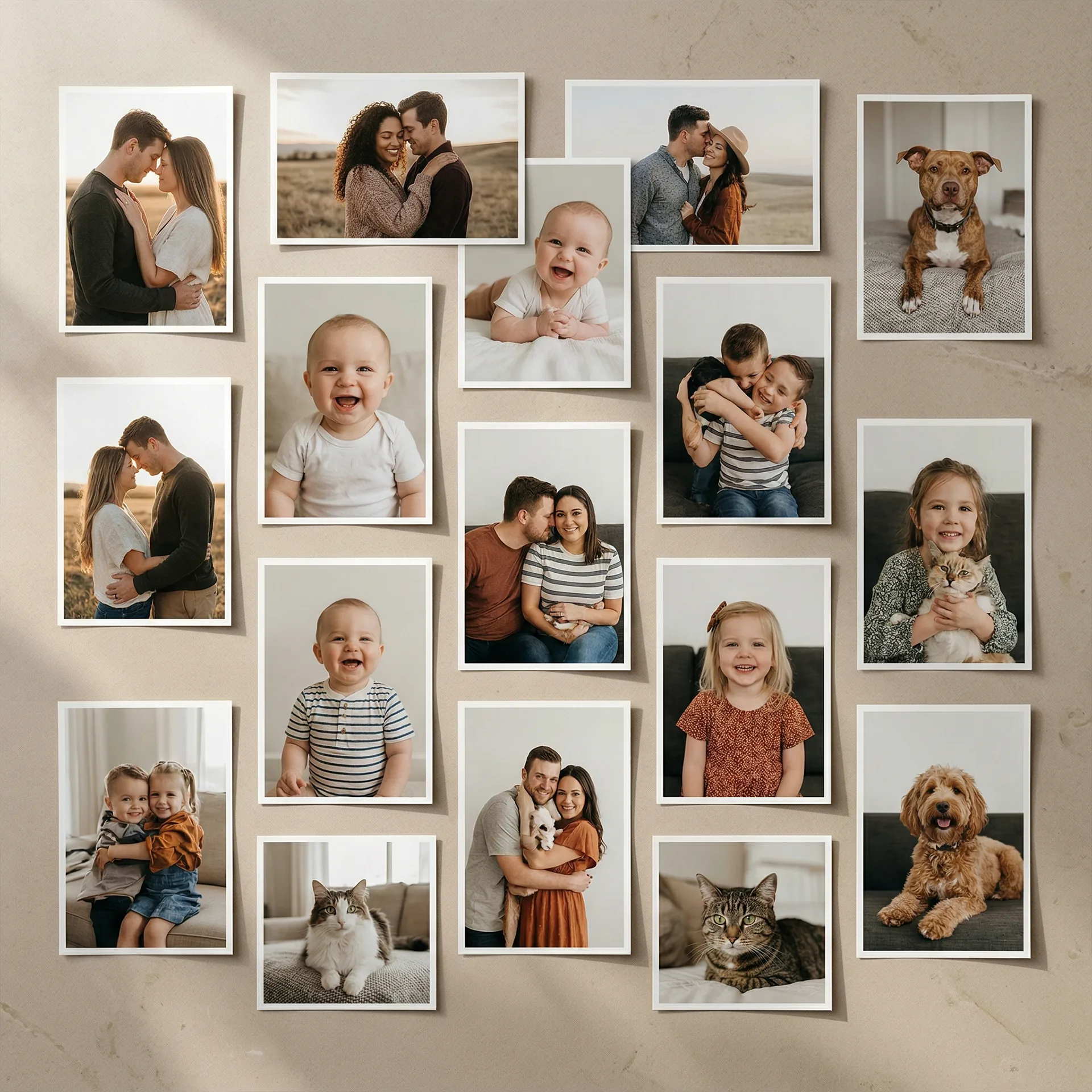 Keepsake Collection velvet matte photo paper detail on a 5 x 7 print